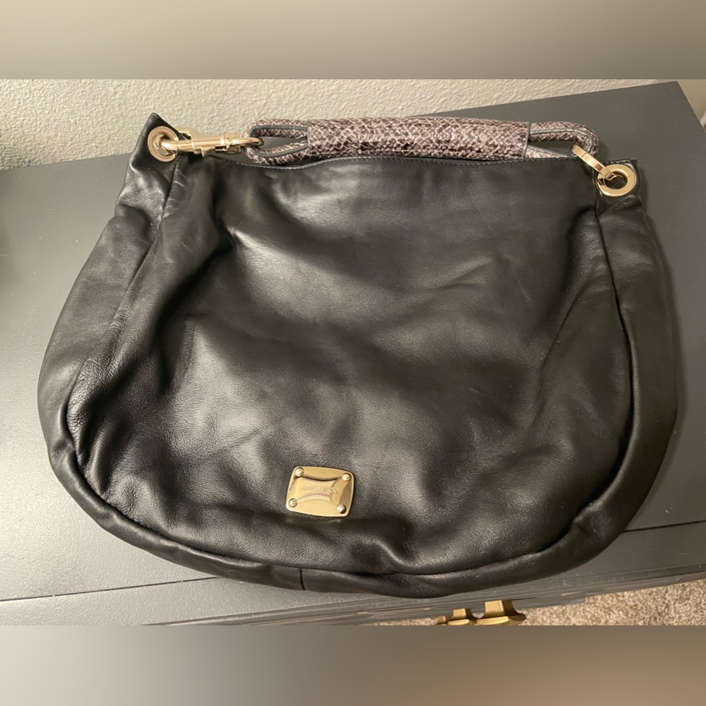 Jimmy Choo Leather Hobo Bag